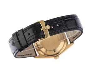 Thumbnail von Rolex Day-Date 36 Ref.18238 1991 Full Set sehr gut Vintage Day-Date 18kt Gelbgold Krokoleder