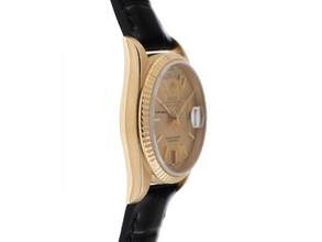 Thumbnail von Rolex Day-Date 36 Ref.18238 1991 Full Set sehr gut Vintage Day-Date 18kt Gelbgold Krokoleder