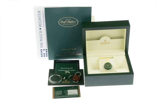  Rolex GMT-Master II Ref.116710LN 2013 LC 100 Full Set wie Neu Vintage GMT Master II 