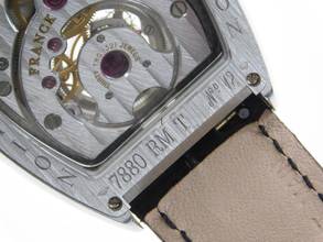 Thumbnail von Franck Muller Platinum Tourbillon Repetition Watch 36 X 50MM. 7880 RMT RARE Rarität Platinum Tourbillon Repetition Herrenuhr mit Box