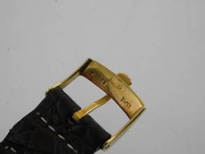 Thumbnail von Rolex Datejust 31 18 Karat Gelbgold Datejust 31 mm Medium mit Krokoband und original Schließe original Box im Top Zustand von 1977