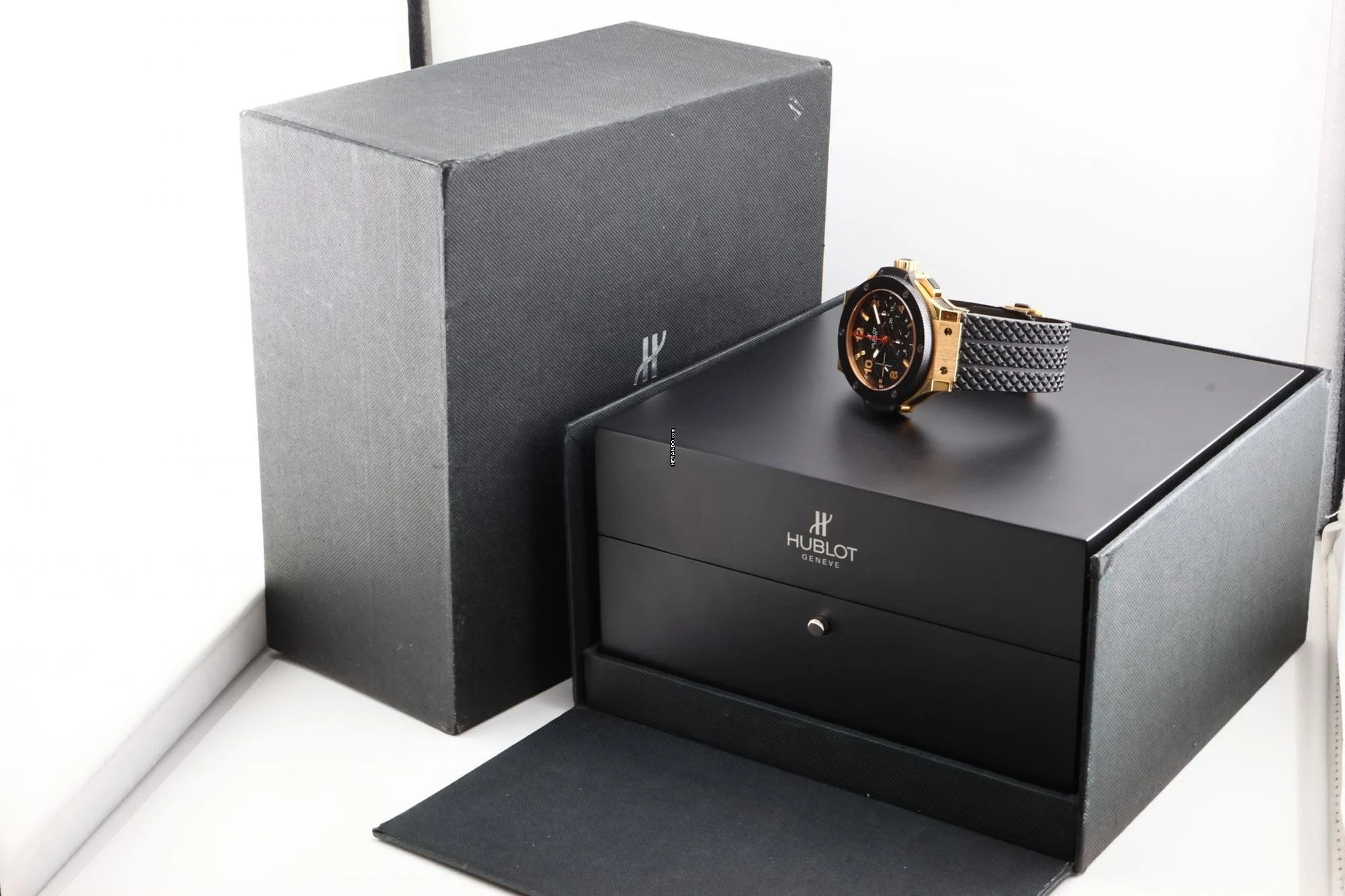  Hublot Big Bang 44 mm Chronograph 18k Pink Gold - With Box And Original Invoice - 301.PB.131.RX 2007 