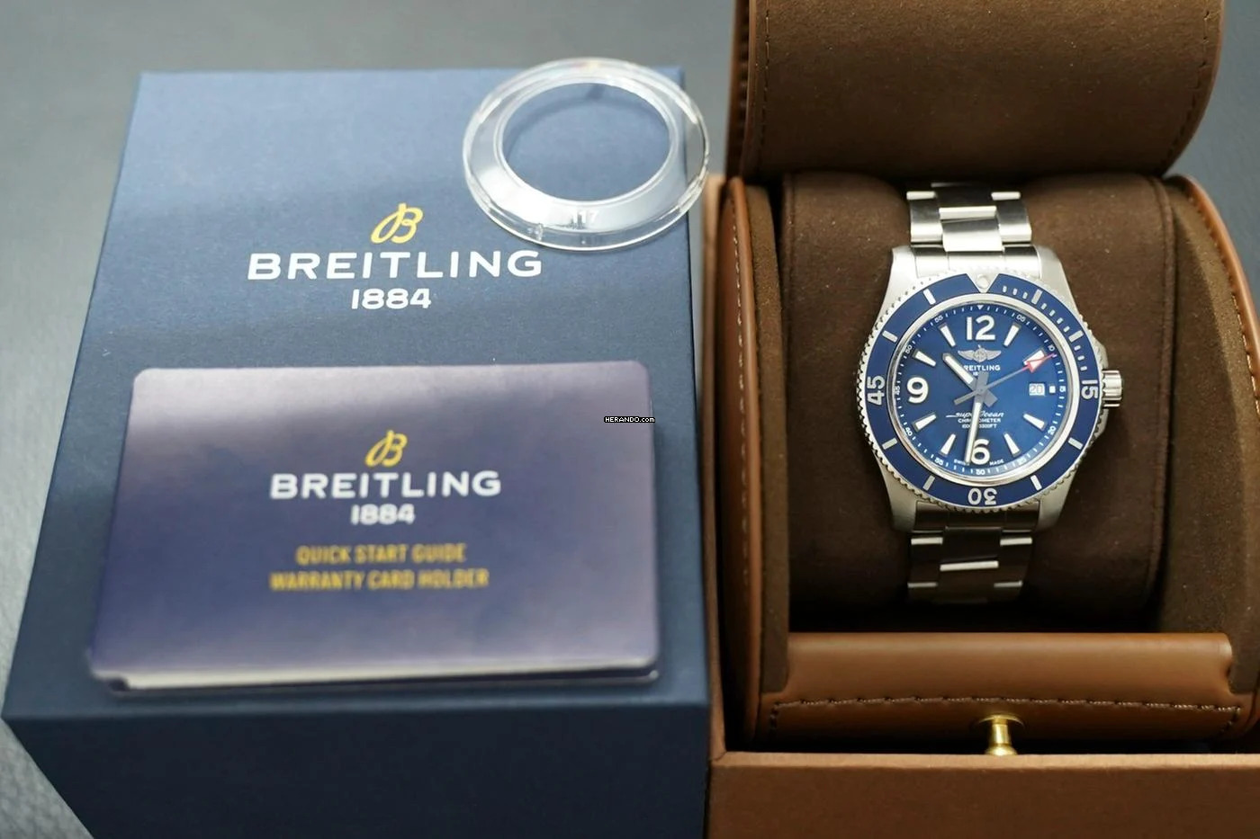 Thumbnail von Breitling Superocean 44 Blue Dial FULLSET