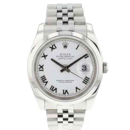  Rolex Datejust 36 Jubilee White Roman Dial 