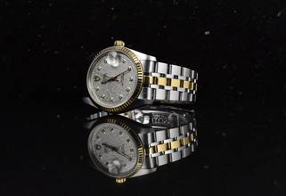 Thumbnail von Tudor Prince Date Linen Diamant Dial