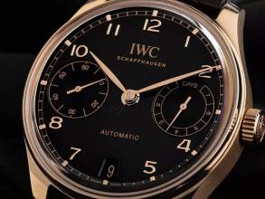 Thumbnail von IWC Portugieser Automatik Ref.IW501707 2024 Full Set Ungetragen Portugieser Automatic 18kt Roségold Krokoleder Faltschließe 128g