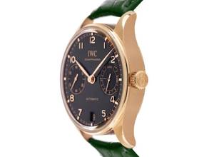 Thumbnail von IWC Portugieser Automatik Ref.IW501707 2024 Full Set Ungetragen Portugieser Automatic 18kt Roségold Krokoleder Faltschließe 128g
