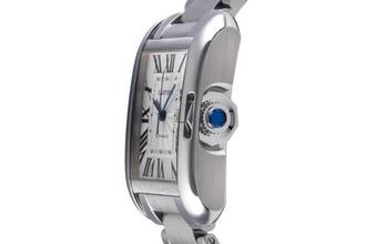 Thumbnail von Cartier Tank Anglaise Silver Dial Stahl Automatik Herrenuhr Ref. W5310009