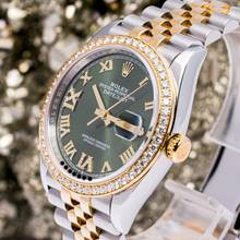 Thumbnail von Rolex Datejust 36 Green Diamond – 126283RBR – like NEW – 2019 Full Set Lc100