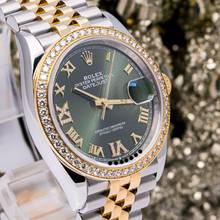 Thumbnail von Rolex Datejust 36 Green Diamond – 126283RBR – like NEW – 2019 Full Set Lc100