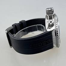 Thumbnail von U-Boat Classico Sommerso Classico 46 mm Stahl Silikonarmband 9007/A 30 ATM Profitaucheruhr 24 h Anzeige Full Set Erstkauf 06/2025