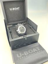 Thumbnail von U-Boat Classico Sommerso Classico 46 mm Stahl Silikonarmband 9007/A 30 ATM Profitaucheruhr 24 h Anzeige Full Set Erstkauf 06/2025