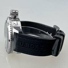 Thumbnail von U-Boat Classico Sommerso Classico 46 mm Stahl Silikonarmband 9007/A 30 ATM Profitaucheruhr 24 h Anzeige Full Set Erstkauf 06/2025