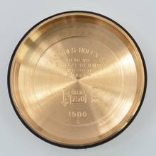 Thumbnail von Rolex Oyster Perpetual Date 1503 Champagne dial yellow gold 18KT