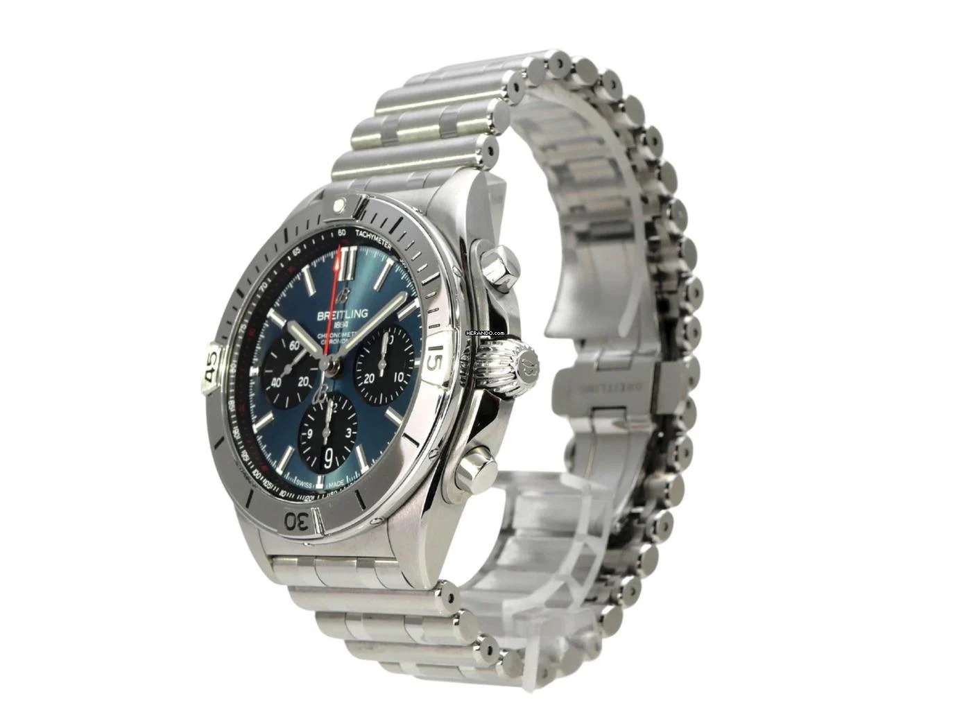 Thumbnail von Breitling Chronomat 42 B01 42 Chronograph AB0134101C1A1 Blau