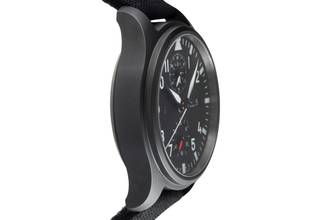 Thumbnail von IWC Fliegeruhr Chronograph Top Gun Pilot Top Gun Ceramic Automatik Herrenuhr Ref. IW389001 B&P