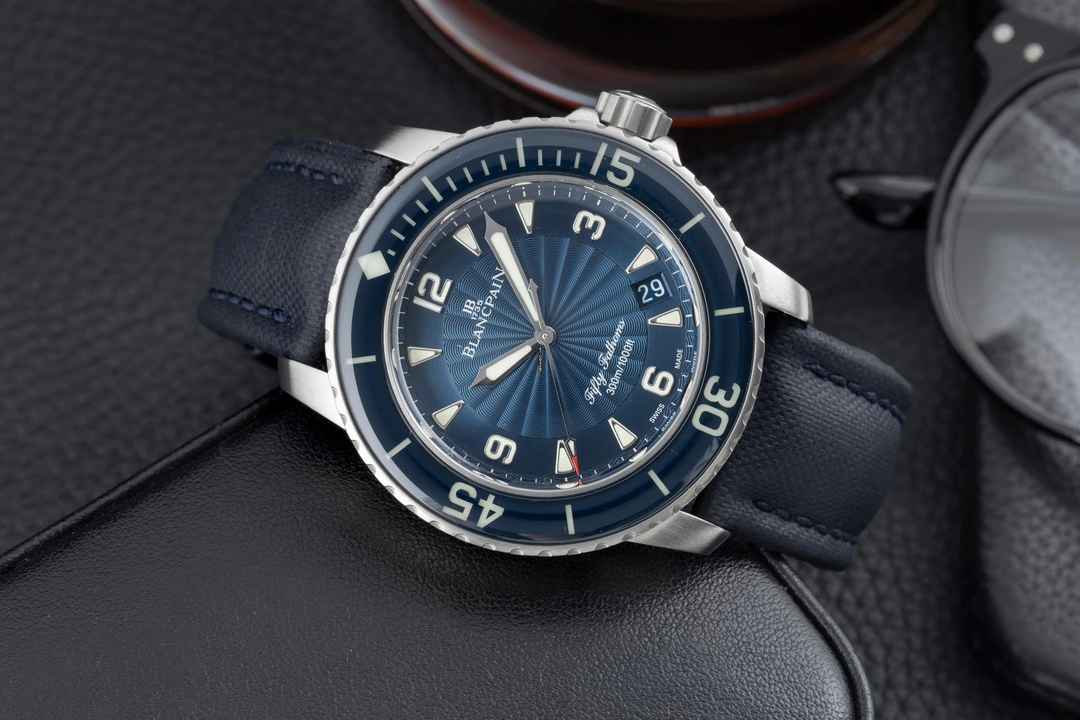  Blancpain Fifty Fathoms Stahl Automatik Ref. 5015d-1140-52b Box & Papiere 2023 