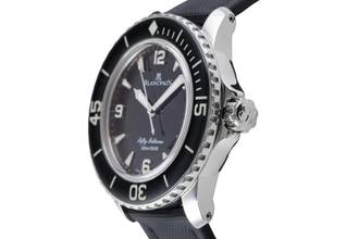 Thumbnail von Blancpain Fifty Fathoms Stahl Automatik Herrenuhr Ref 5015 1130 52A Papiere 2015
