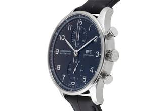 Thumbnail von IWC Portugieser Chronograph Automatik Stahl Ref. IW371609 B&P 2020