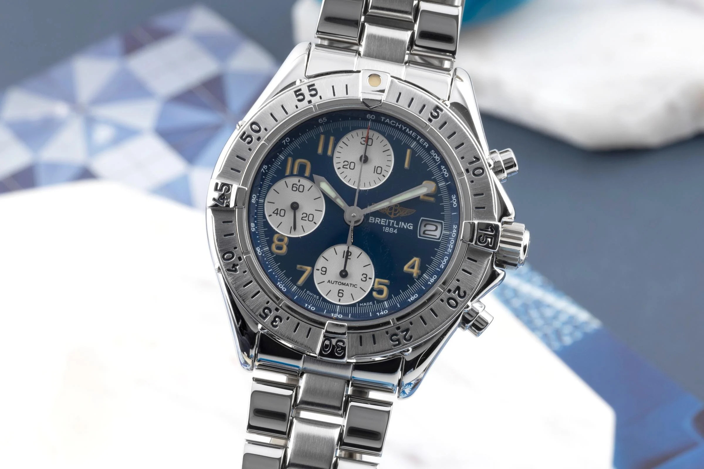 Breitling Colt Chronograph Automatic Edelstahl Automatik Herrenuhr Ref. A13035.1