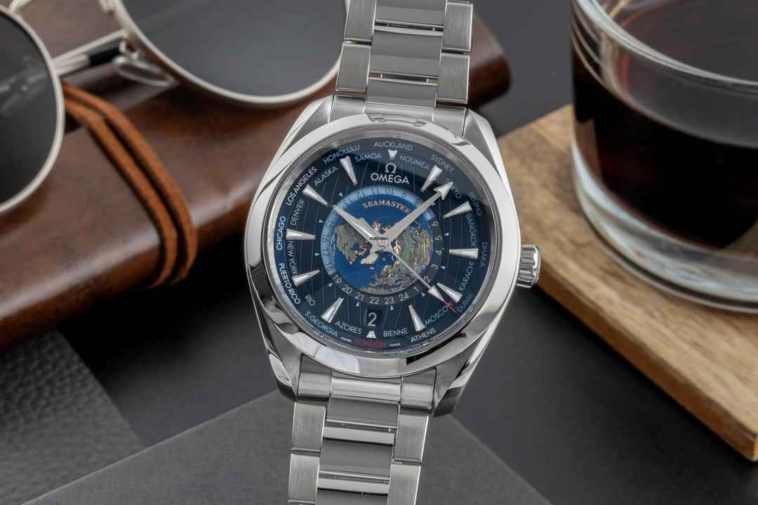  Omega Seamaster Aqua Terra Worldtimer 150M Worldtimer Ref 220.10.43.22.03.001 