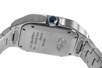 Thumbnail von Cartier Santos Stahl Automatik Herrenuhr Medium WSSA0010 B&P 2018