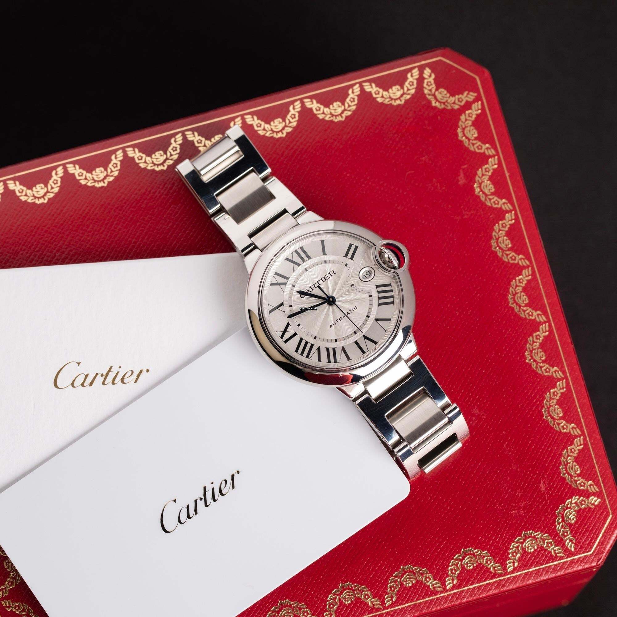  Cartier Ballon Bleu 40mm De Cartier Automatic 40 Mm 40mm Full Set 