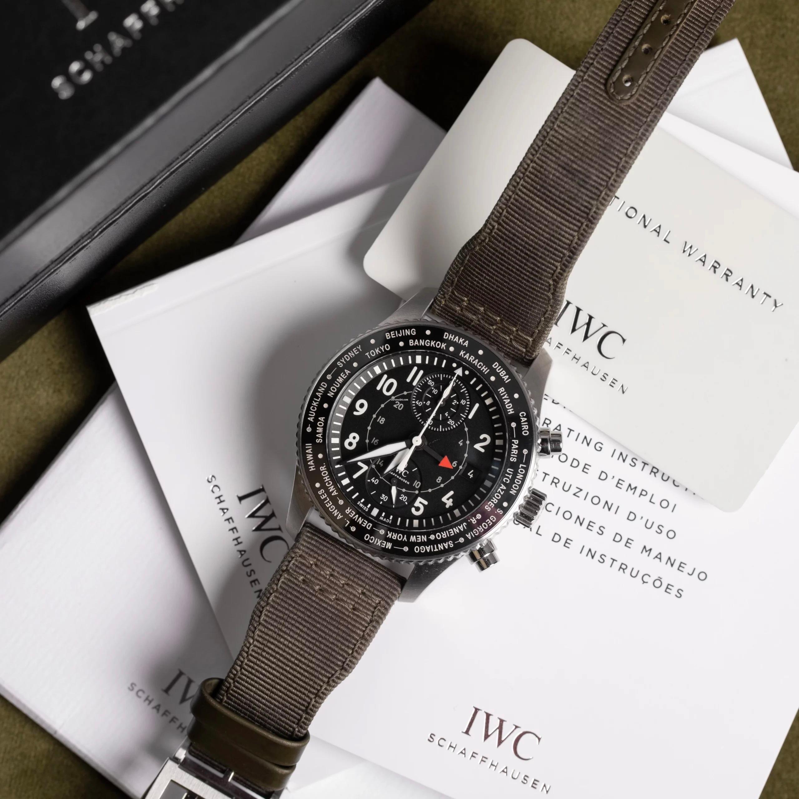 IWC Pilot Timezoner Chronograph Just serviced at IWC