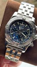 Thumbnail von Breitling Chronomat Fullset darkgrey dial Top Condition