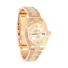 Thumbnail von Rolex Lady-Datejust Damenarmbanduhr Lady Datejust mit Diamantzifferblatt Automatik 179165 aus 750 Rosegold Fullset
