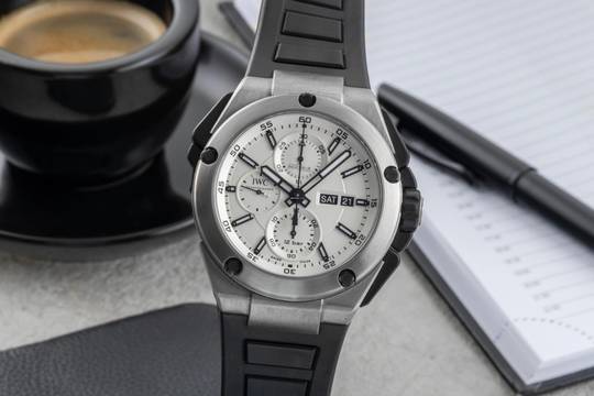  IWC Ingenieur Chronograph Titan Automatik Herrenuhr Ref. IW386501 Box 