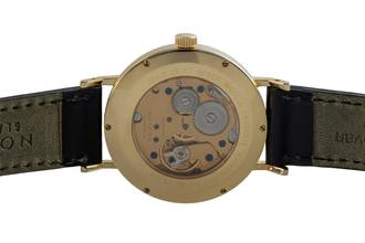 Thumbnail von NOMOS Tangente 18k (0,750) Gold Intex Datum Handaufzug Herrenuhr Gold Dial