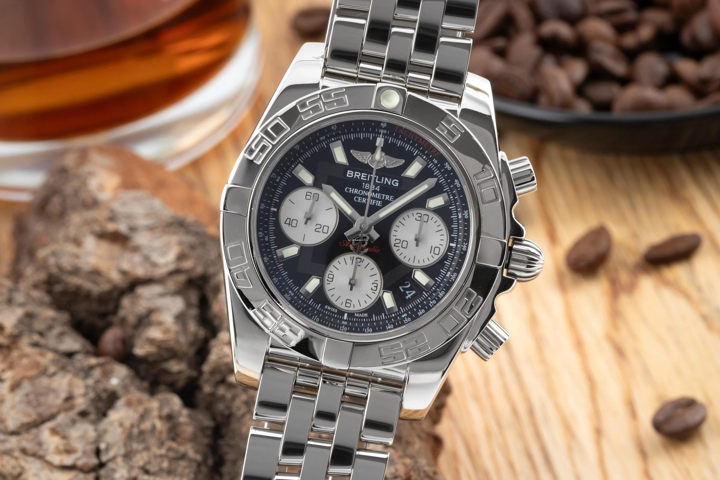 Breitling Chronomat 41 B01 41 Chronograph Stahl Automatik Ref. AB0140 B&P 2025