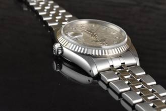 Thumbnail von Tudor Prince Date 76214 Stahl / Weißgold Linen Diamond Dial