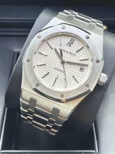 Thumbnail von Audemars Piguet Royal Oak Selfwinding 39mm (TOP CONDITION White Dial) +EXTRACT PAPERS from AP + Service Invoice AP Vienna (RO&RO)