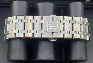 Thumbnail von Audemars Piguet Royal Oak Selfwinding 39mm (TOP CONDITION White Dial) +EXTRACT PAPERS from AP + Service Invoice AP Vienna (RO&RO)