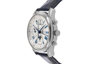 Thumbnail von Longines Master Collection Chronograph Mondphase Ref.L2.773.4.71.2 2025 Full Set Ungetragen Master Collection Chronograph Mondphase Krokoleder Faltschließe