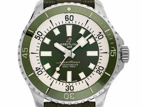 Thumbnail von Breitling Superocean Green Ref.A17376A31L1S1 2025 Full Set Ungetragen Superocean Automatic Green Faltschließe