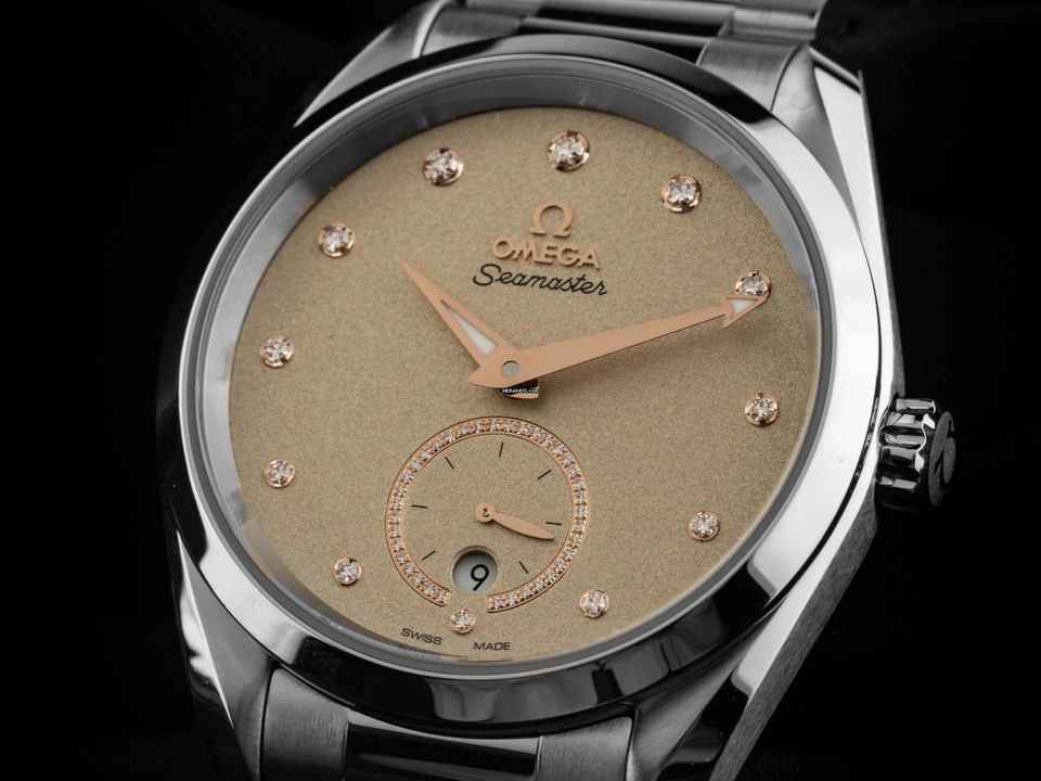  Omega Seamaster Aqua Terra Ref.220.10.38.20.59.0012025 Full Set Ungetragen Seamaster Aqua Terra Diamanten 