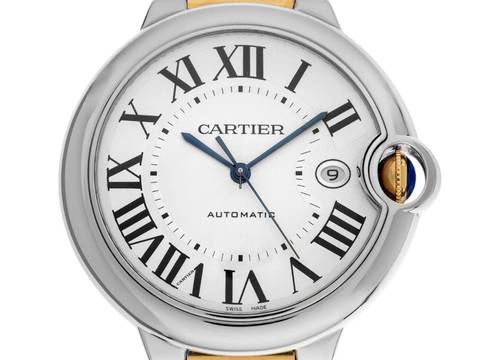  Cartier Ballon Bleu 42mm GM Ref.3001 2009 Full Set sehr gut Vintage Ballon Bleu GM großes Modell 