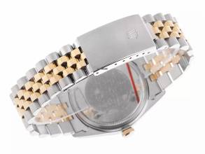 Thumbnail von Rolex Datejust 36 Ref.16013 1987 Full Set sehr gut Vintage Datejust Diamanten open 6/9