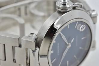 Thumbnail von Cartier Pasha C 2324 Automatik 35mm Bracelet Blue Dial