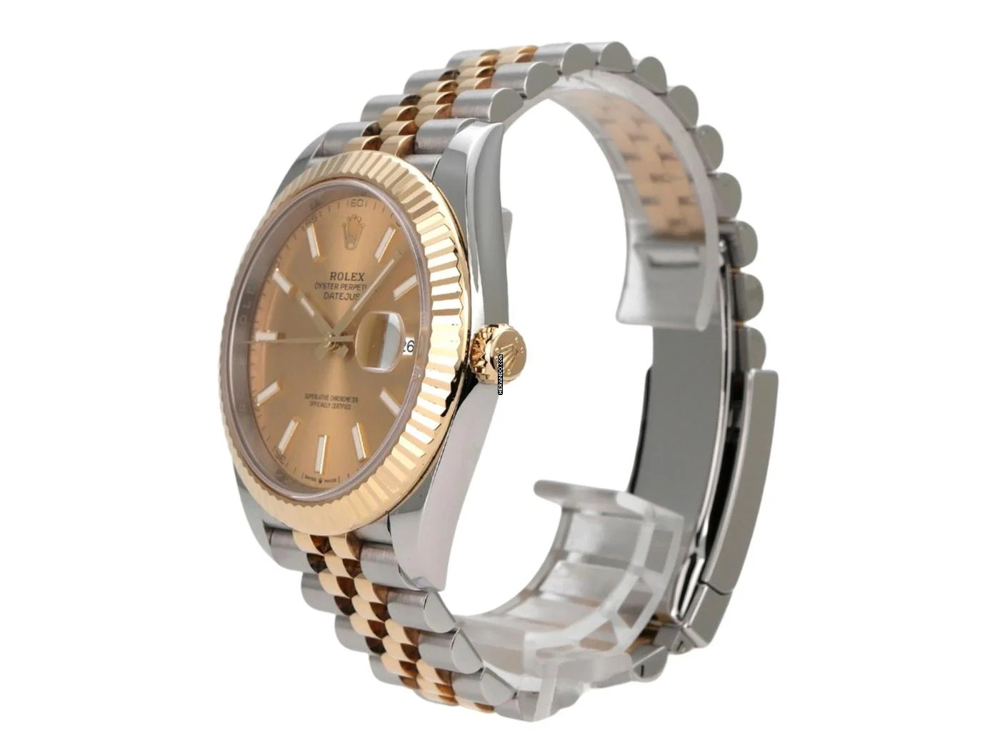 Rolex Datejust 41 Edelstahl Gelbgold 126333 Champagner Jubilee-Band