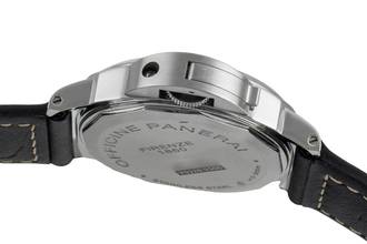 Thumbnail von Panerai Luminor Base 8 Days Stahl Handaufzug Herrenuhr Ref. PAM00915 B&P 2023