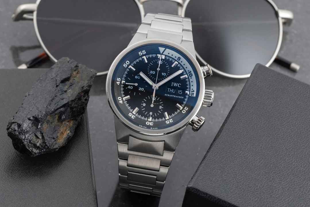  IWC Aquatimer Chronograph Stahl Automatik Herrenuhr Ref. IW371928 Papiere 