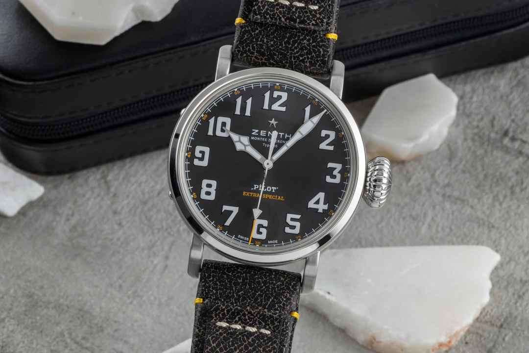  Zenith Pilot Type 20 Rescue Stahl Automatik Herrenuhr Ref. 03.2434.679/20.I010 