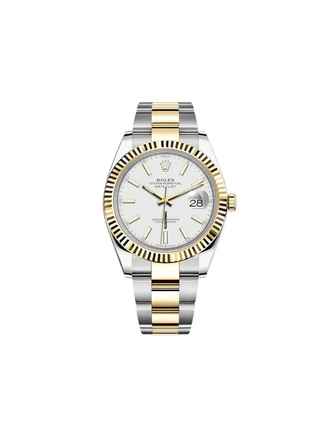  Rolex Datejust 41 Oyster Bracelet Bicolor White Dial CPO 126333 2020 
