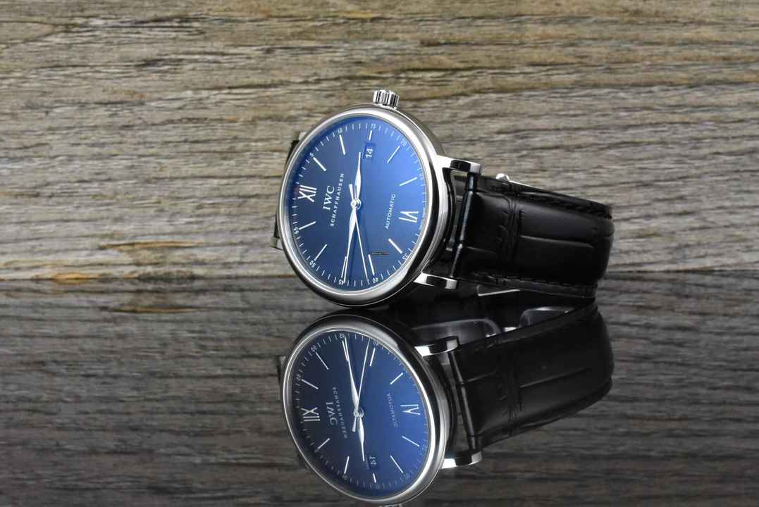  IWC Portofino Automatic 40 Black Dial - Box & Papiere 2018 
