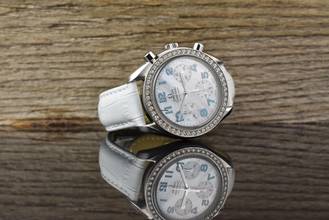 Thumbnail von Omega Speedmaster Reduced MOP Dial / Diamond Bezel Automatik - Full Set