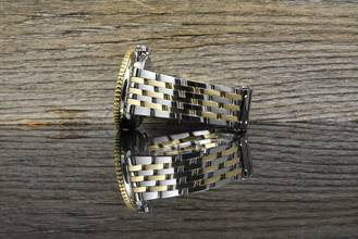 Thumbnail von Breitling Old Navitimer D13022 Blue Dial Stahl Gold very Nice Vintage B&P 1995